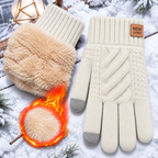 Thermo-Fleece Handschuhe mit Touchscreen-Spitzen