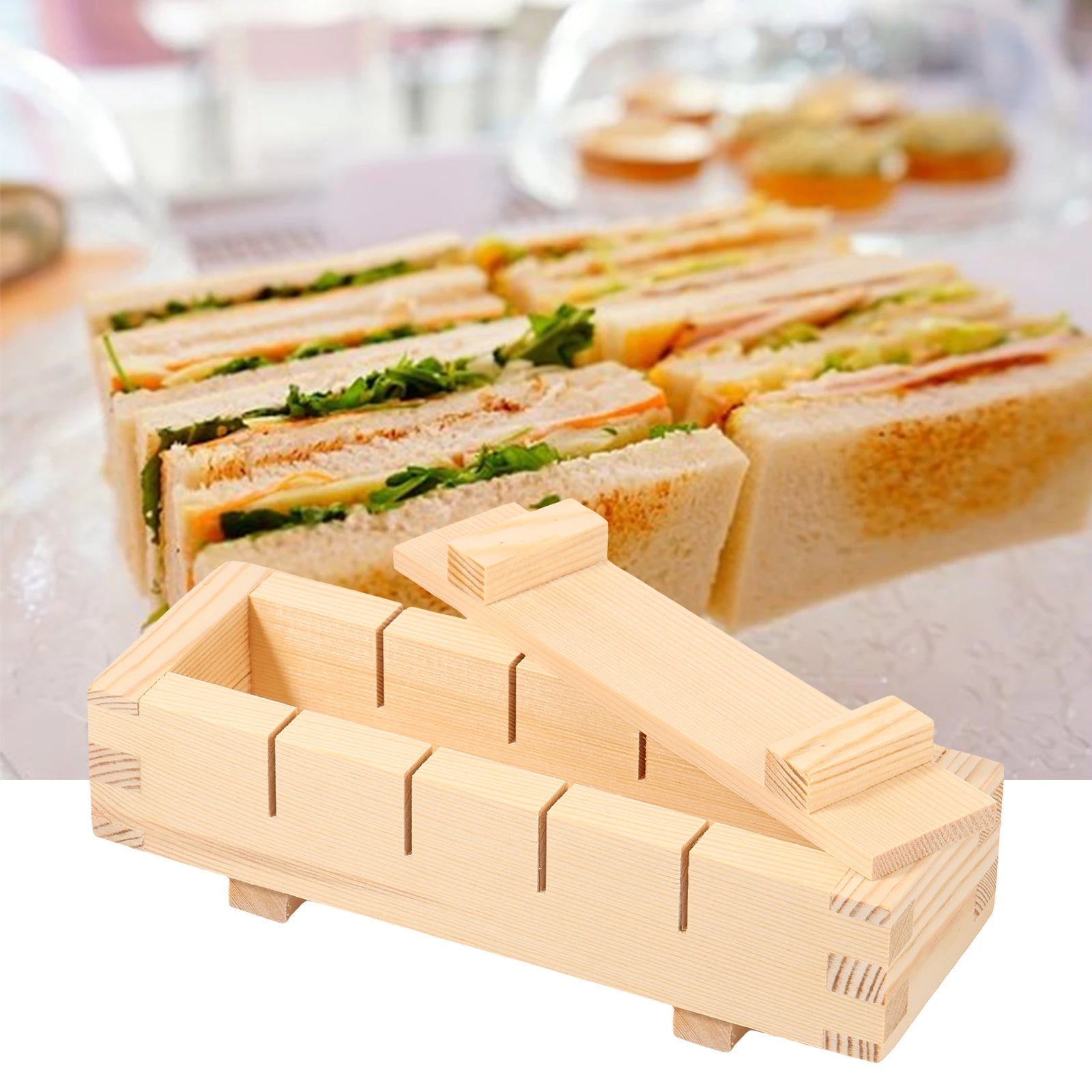 Sushi-Presse aus Holz – Perfekte Rollen zu Hause