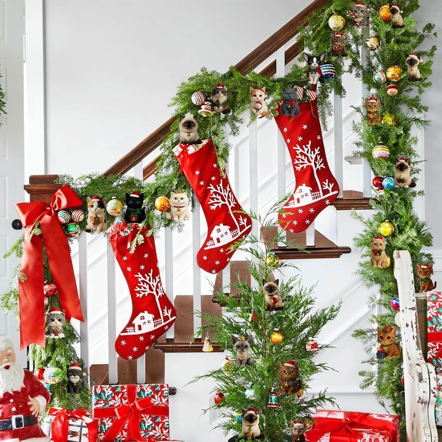 Katzen-Adventskalender | Handbemalte Harzfiguren & Überraschungen