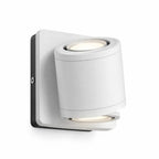LED-Wandleuchte mit 360° drehbarem Licht und beidseitigem quadratischem Lichteffekt, wasserabweisend
