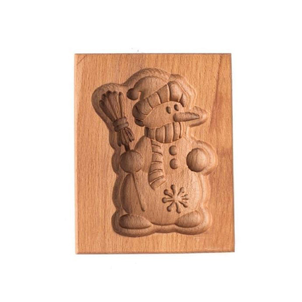 Holz-Keksform mit handgeschnitzten Tiermotiven
