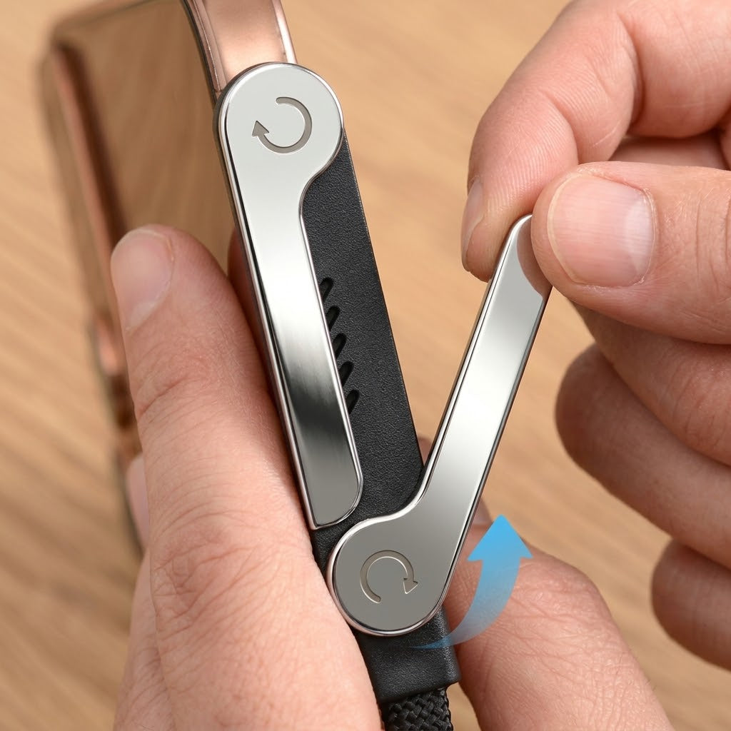 USB-C-Ladeadapter mit 360°-Klappständer
