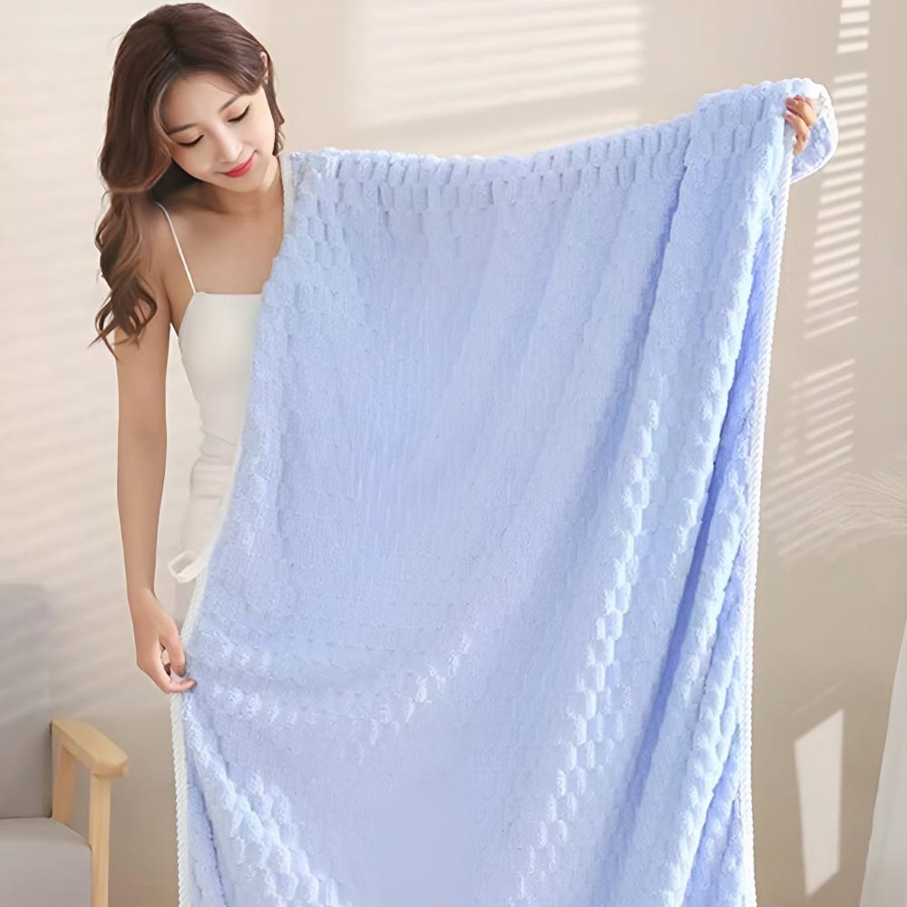 Fleece-Handtuchset mit weicher Oberfläche – 2-teilig
