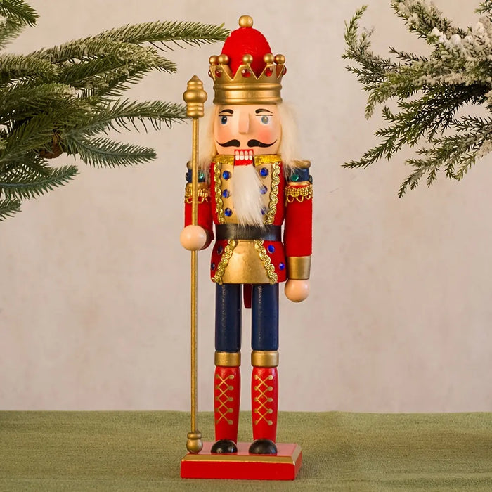 Holz-Nussknacker Soldatenfigur mit Handbemalung