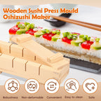 Sushi-Presse aus Holz – Perfekte Rolls ohne Aufwand
