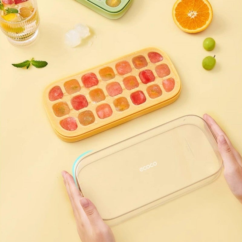 Eiswürfelform mit Press-Mechanismus – Perfekte Eiswürfel