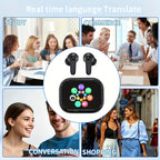 KI-Übersetzungs-Kopfhörer mit Echtzeit-Übersetzung und Touch-Steuerung