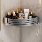 Eckregal Dusche ohne Bohren – Aluminium mit Klebestreifen