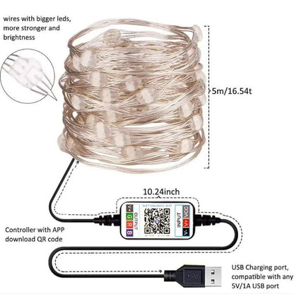 Außen-LED-Lichterkette — Bunte Atmosphäre per Fingertipp schaffen