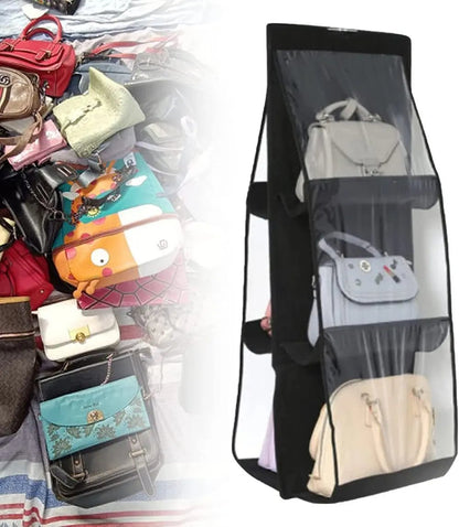 Beidseitige Hängende Aufbewahrungstasche – Sechsschicht-Organizer für Handtaschen