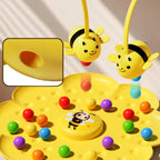 Bienen-Geschicklichkeitsspiel mit Blüten-Spielbasis