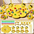 Bienen-Geschicklichkeitsspiel mit Blüten-Spielbasis