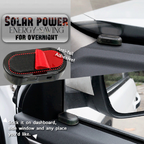 Solar-Alarmlicht für Auto mit LED-Blinkfunktion