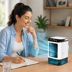 Luftkühler mit Wassertank, LED-Licht und 6 Stufen