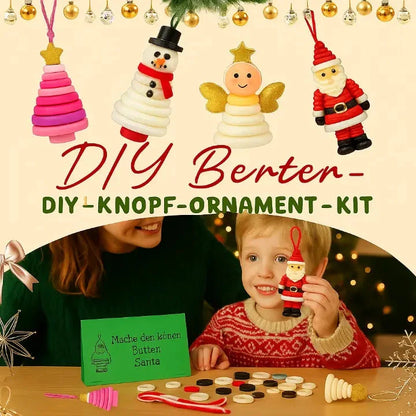 DIY Knopf-Ornament-Bastelset – Unvergesslicher Bastelspaß für Kinder!