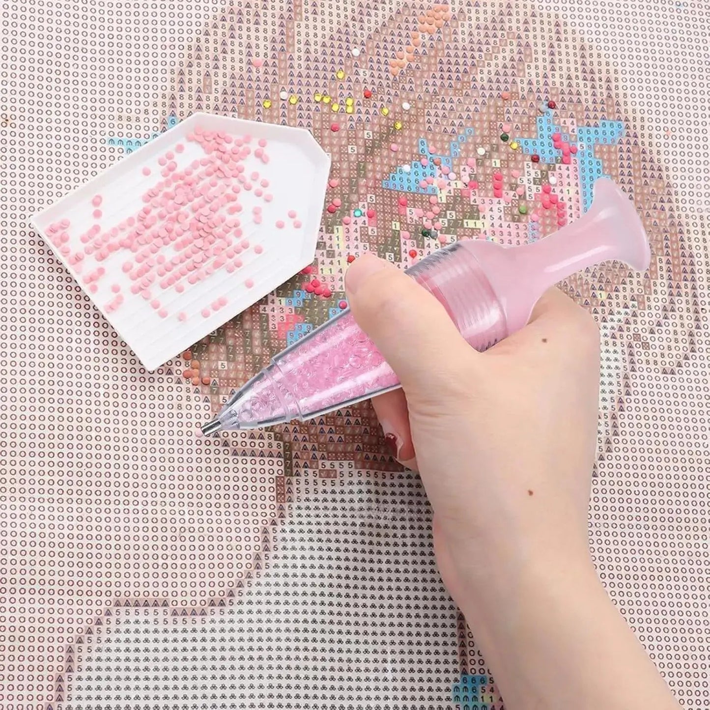 Diamantmalerei-Applikator mit Diamantaufbewahrungsfunktion