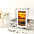 Digitaler Bilderrahmen aus Acryl mit 7" HD-Display