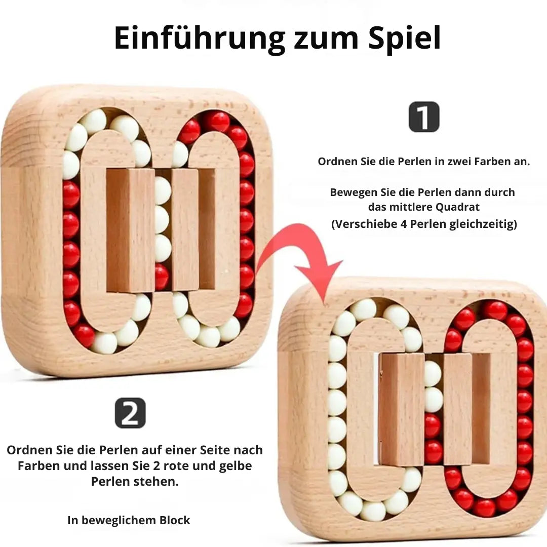 Drehbares Holzpuzzle-Spielzeug zur Stresslinderung und Konzentrationsförderung
