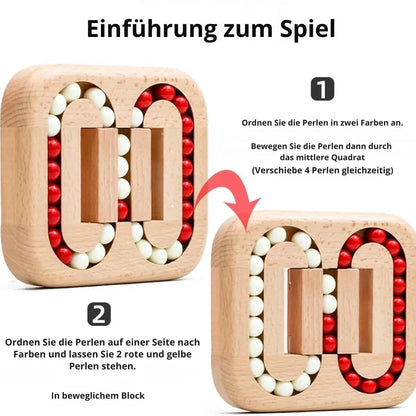 Drehbares Holzpuzzle-Spielzeug zur Stresslinderung und Konzentrationsförderung