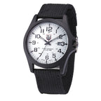 Taktische Herrenuhr mit Edelstahlgehäuse und LED-Beleuchtung