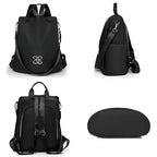 Anti-Diebstahl Rucksack mit 3 Trageoptionen
