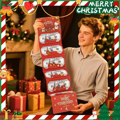 Eleganter Weihnachtsumschlag – für Geld & Gutscheine