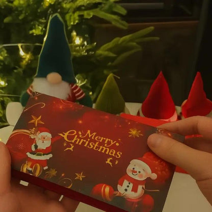 Eleganter Weihnachtsumschlag – für Geld & Gutscheine