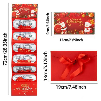 Eleganter Weihnachtsumschlag – für Geld & Gutscheine