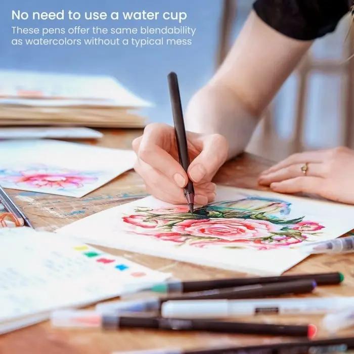 Elegantes Aquarellpinsel-Set – Kreatives Malen ohne Aufwand