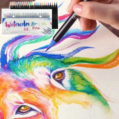 Elegantes Aquarellpinsel-Set – Kreatives Malen ohne Aufwand