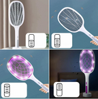 Elektrische Fliegenklatsche mit UV-Zapper-Lampe 2-in-1
