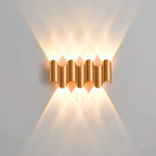 Aluminium Wandleuchte mit LED-Lichtakzent