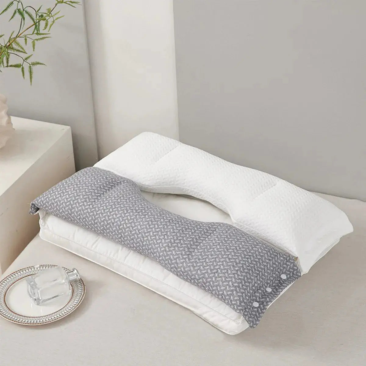 Ergonomisches Nackenstützkissen aus Memory-Schaum
