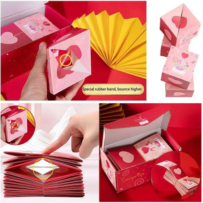 Faltbare Überraschungsgeschenkbox — 3D Explosions-Party-Pop-Up-Box