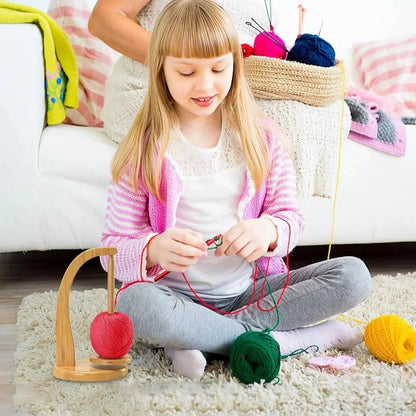 Garnwickelhilfe — Knotenfreie Freude beim Stricken