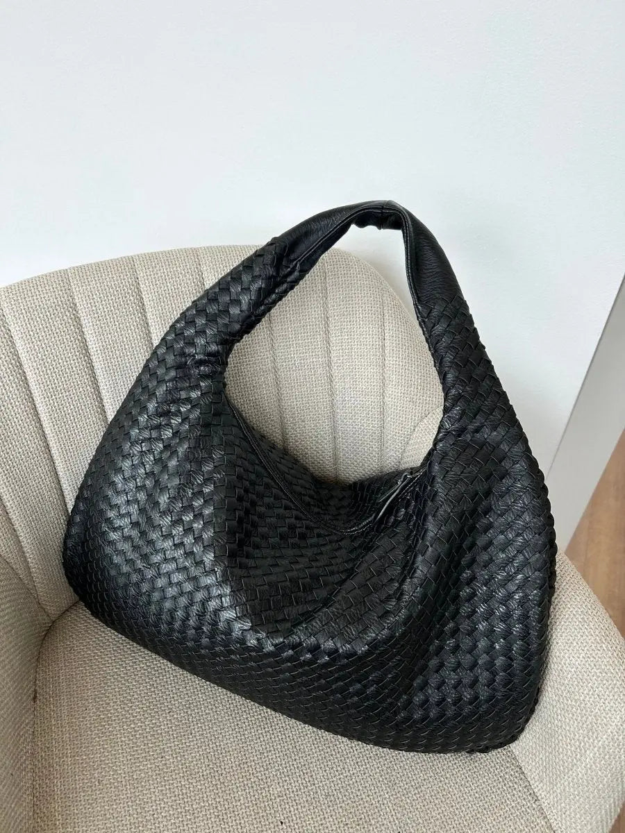 Geflochtene Leder-Hobo-Bag – Leicht und Alltagstauglich