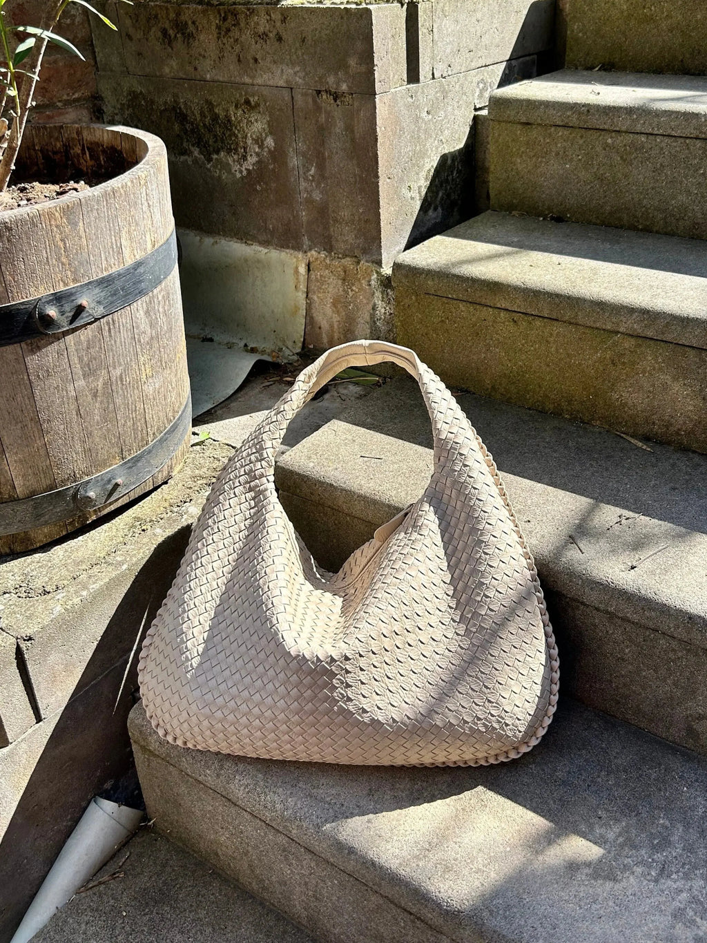 Geflochtene Leder-Hobo-Bag – Leicht und Alltagstauglich