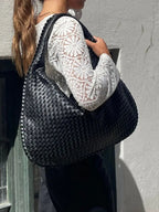 Geflochtene Leder-Hobo-Bag – Leicht und Alltagstauglich