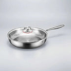 Titanbeschichtete Bratpfanne mit gehämmerter Oberfläche