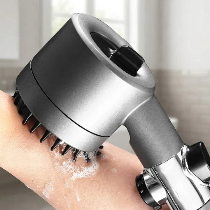 Duschkopf Metall mit 9-lagigem Filter – Wasserdruck +200%