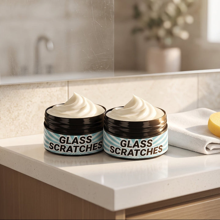Kratzerpolitur-Creme für Glas und Acryl im Doppelpack