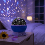 Sternenprojektor-Nachtlampe mit LED und Musikfunktion