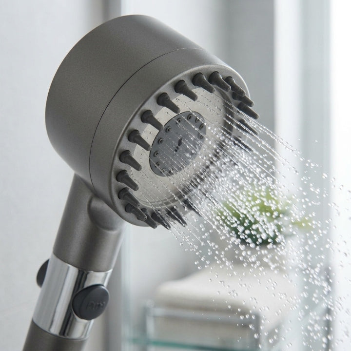 Duschkopf Metall mit 9-lagigem Filter – Wasserdruck +200%