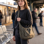 Crossbody-Tasche mit gepolstertem Laptopfach