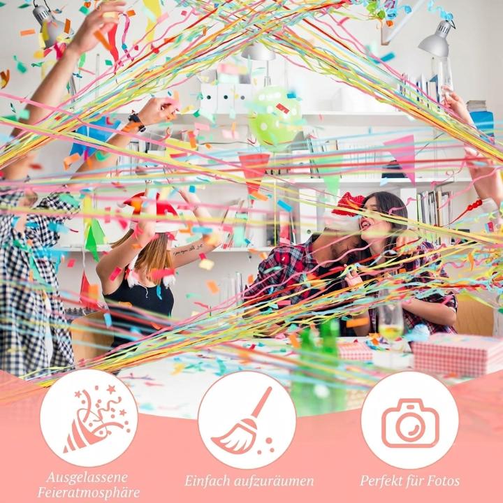 Wurf-Streamer Papier biologisch abbaubar – Konfettifrei