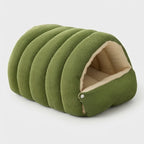 Kuschelhöhle Cord mit Plüschfutter für Katzen und Hunde