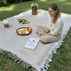 Picknickdecke wasserabweisend mit Wabengewebe