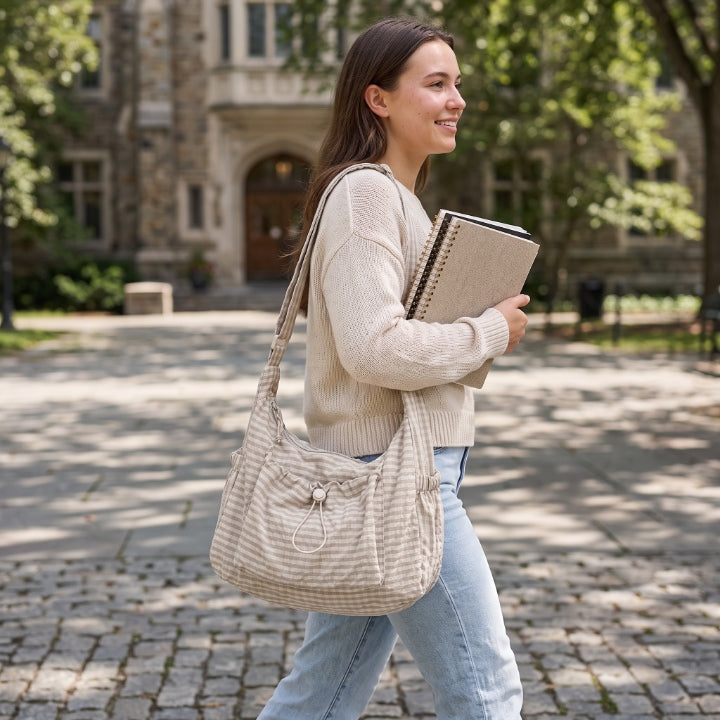 Crossbody-Tasche mit gepolstertem Laptopfach