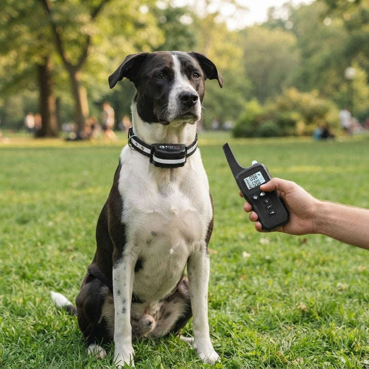 Hundetrainingshalsband mit Fernbedienung – 1000 m Reichweite