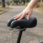 Fahrradsattel nasenlos mit Federdämpfung